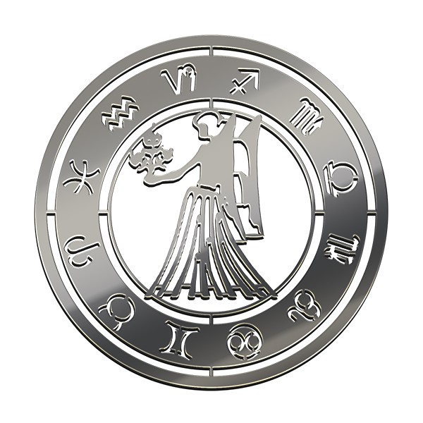 VIRGO Pegatina de Níquel